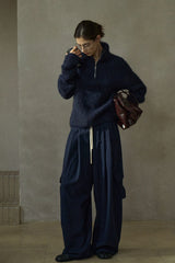 Half-Zip Turtleneck Sweater