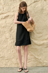 Sleeveless Straight Resort Dress