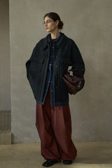 Reversible Lapel Shirt Jacket