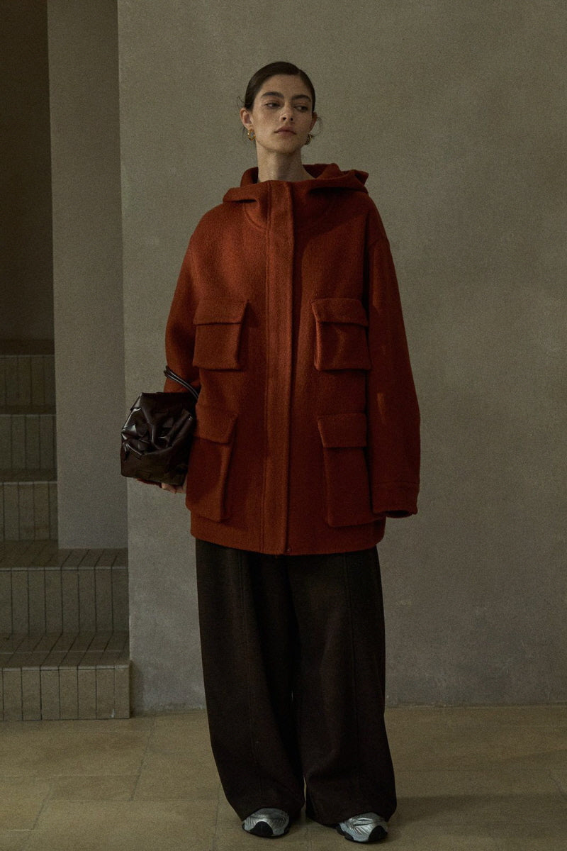 Lazy Hooded Reversible Cargo Jacket