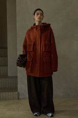 Lazy Hooded Reversible Cargo Jacket