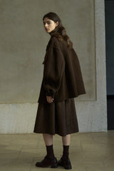 Reversible Lapel Shirt Jacket