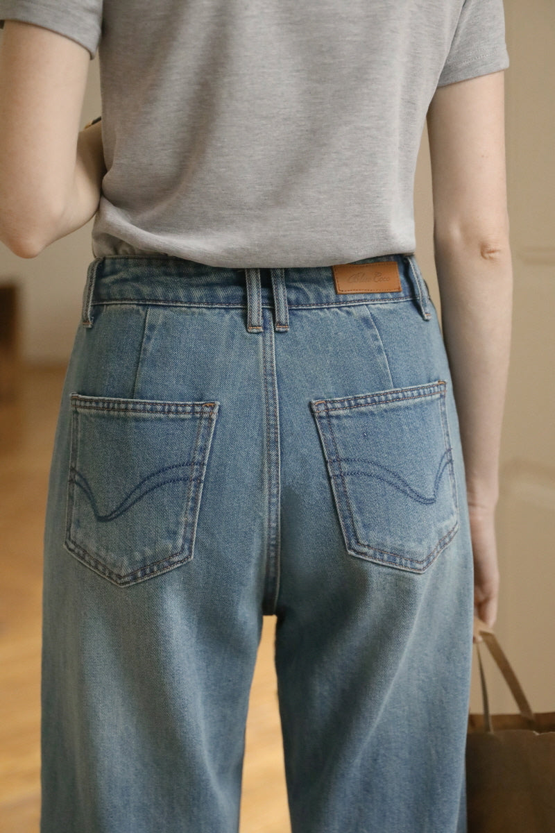 High Waist Straight Casual Pants