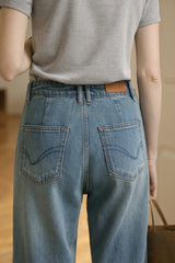 High Waist Straight Casual Pants