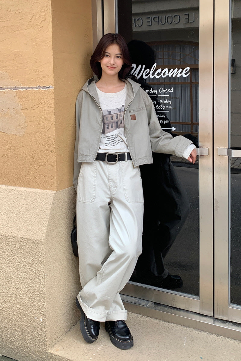 Vintage Wash Workwear Jacket