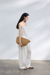 Slit Sleeveless Camisole Vest