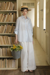 Pleated High Waist Wide Leg Pants