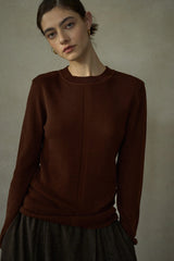 Ribbed Crew-Neck Base Top