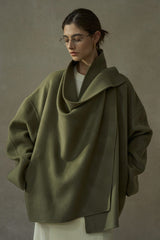 Loose Collar Short Jacket