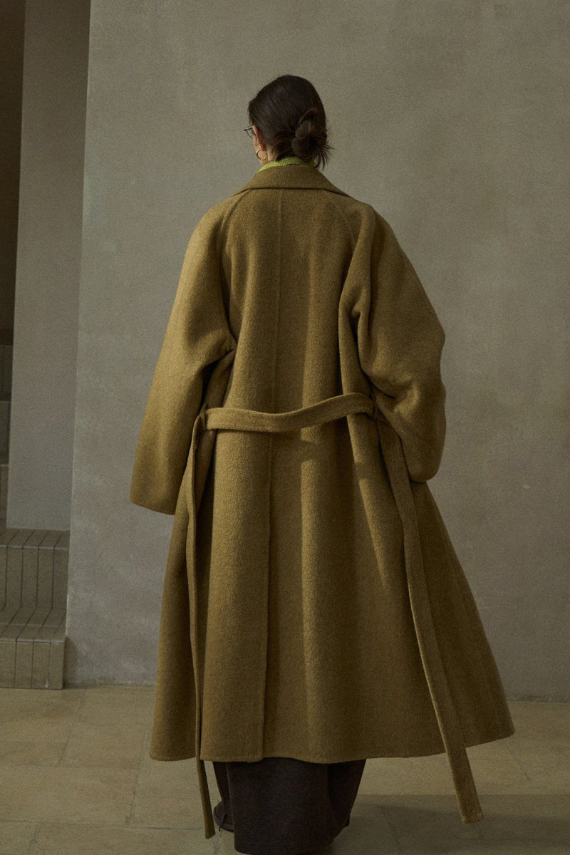 Tunic Lapel Oversized Long Coat