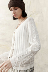 U-Neck Loose Cardigan