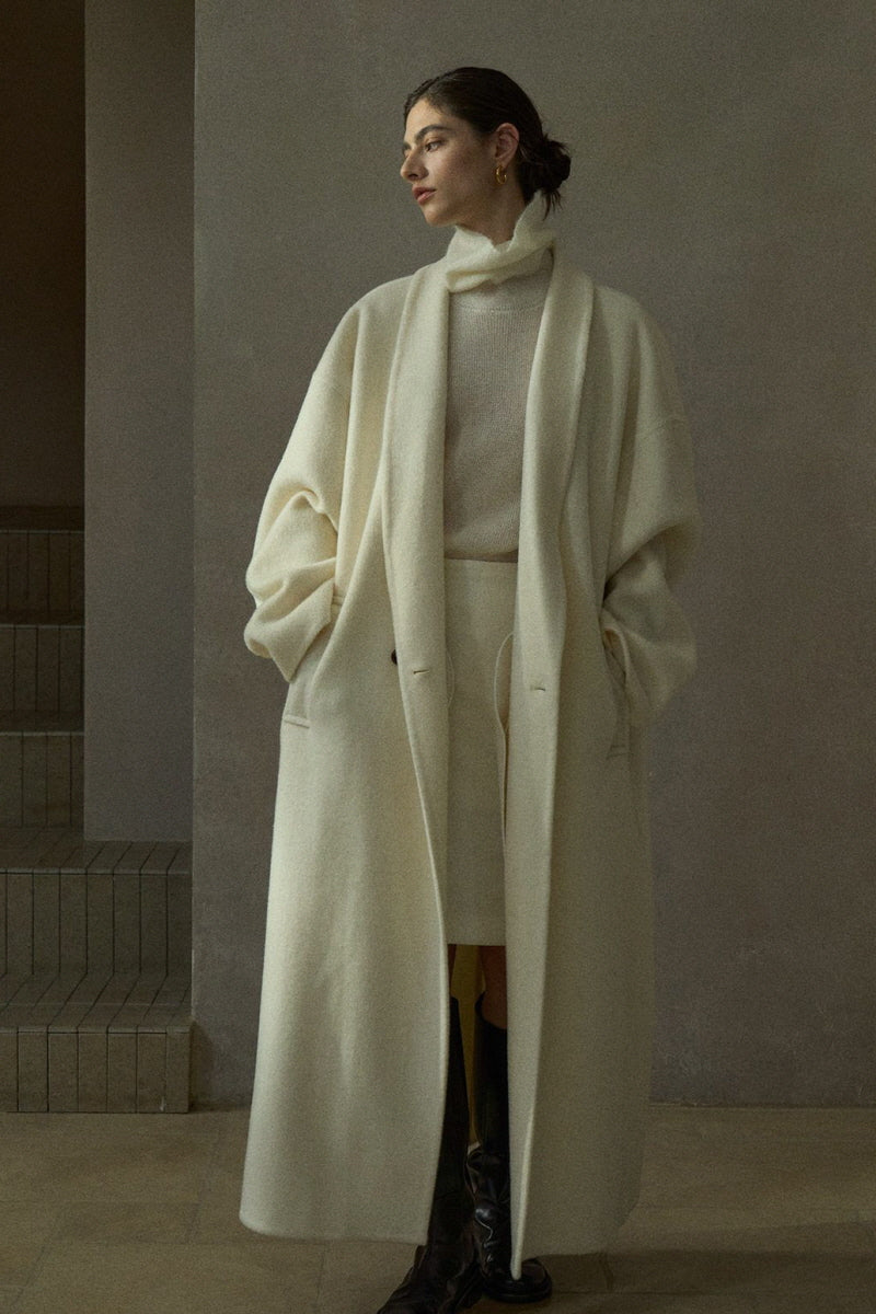 Lazy Collar Tweed Jacket