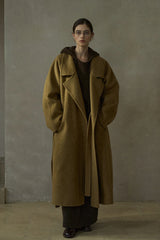 Tunic Lapel Oversized Long Coat