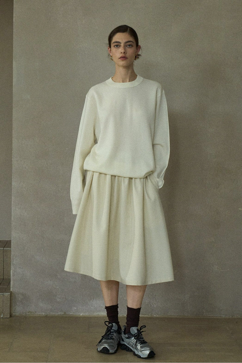 Pleated Puffy Skirt