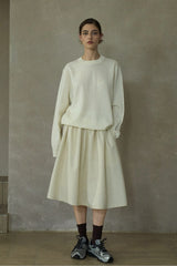 Pleated Puffy Skirt