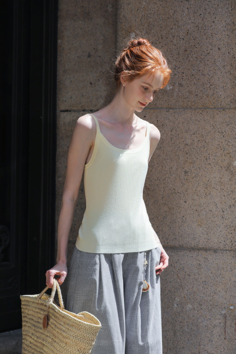 Minimalist Slim Fit Knit Camisole