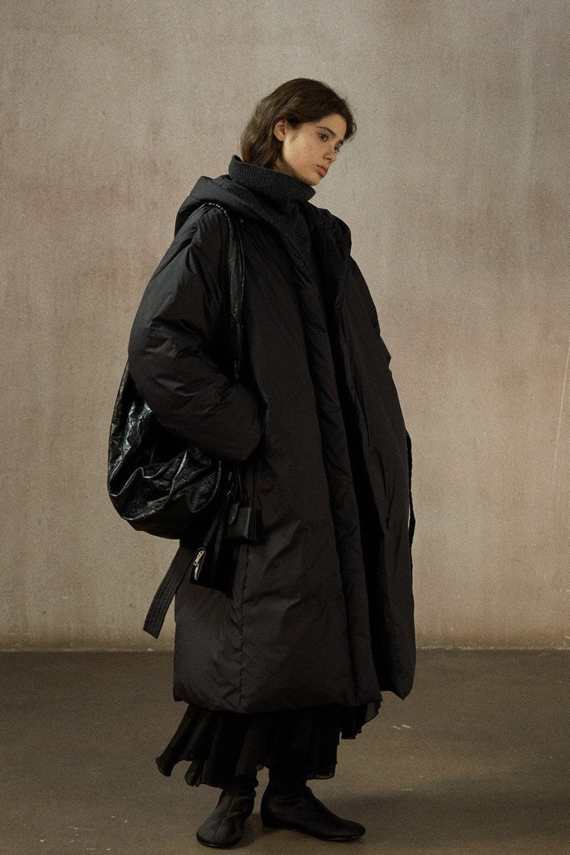 Oversized Hooded Puffer Coat