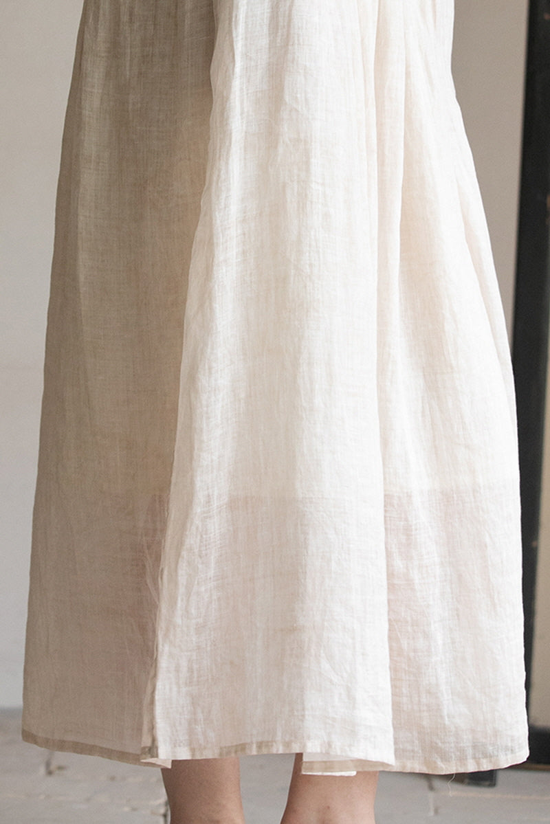 Embroidered Loose Long Dress