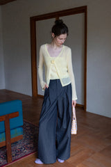 Sweet Temperament Two-Piece Cardigan Set