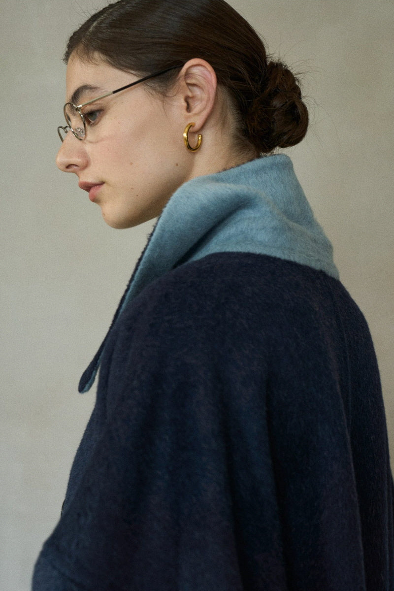 Two-Tone Hidden-Placket Reversible Jacket