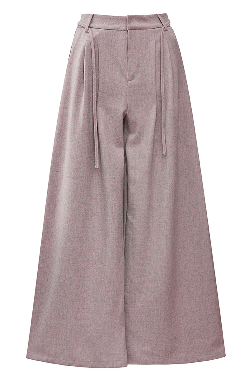 Casual Wide-Leg Straight Trousers