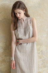 V-Neck Lace Dress