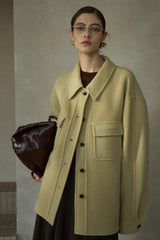 Reversible Lapel Shirt Jacket