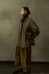 High-Waist Pleated Slacks