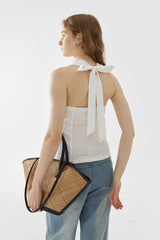 Halterneck Wrap Vest