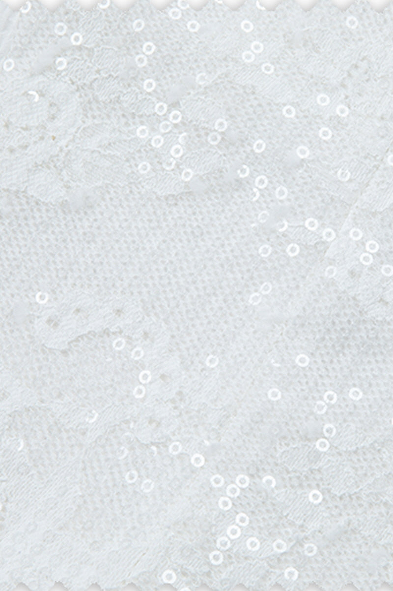 Sparkling Lace Patchwork Slip Dress