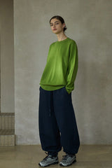 Minimalist Crew Neck Knitted Base Layer
