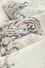 Retro Jacquard Knitted Cardigan