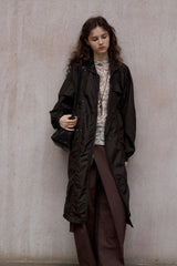 Relaxed Silhouette Trench Coat