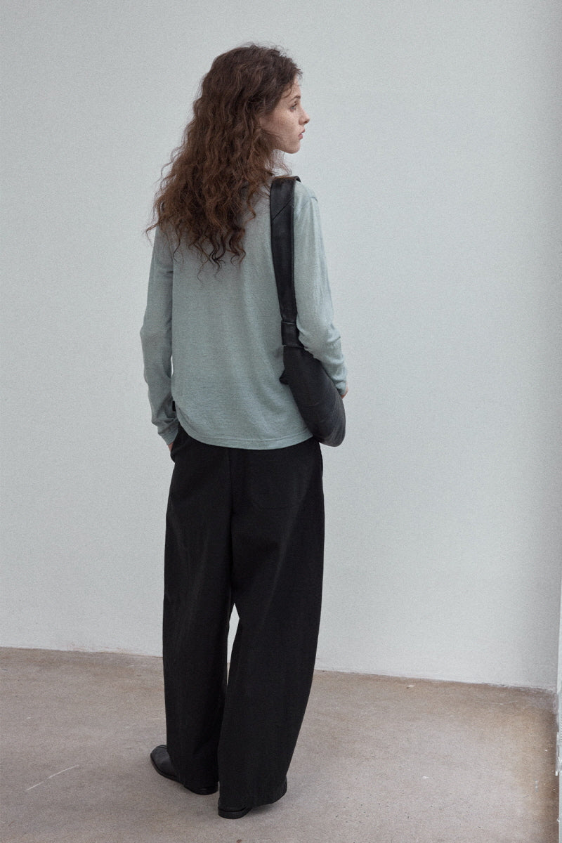 Sweet Rain Knitted Long Sleeve T-Shirt