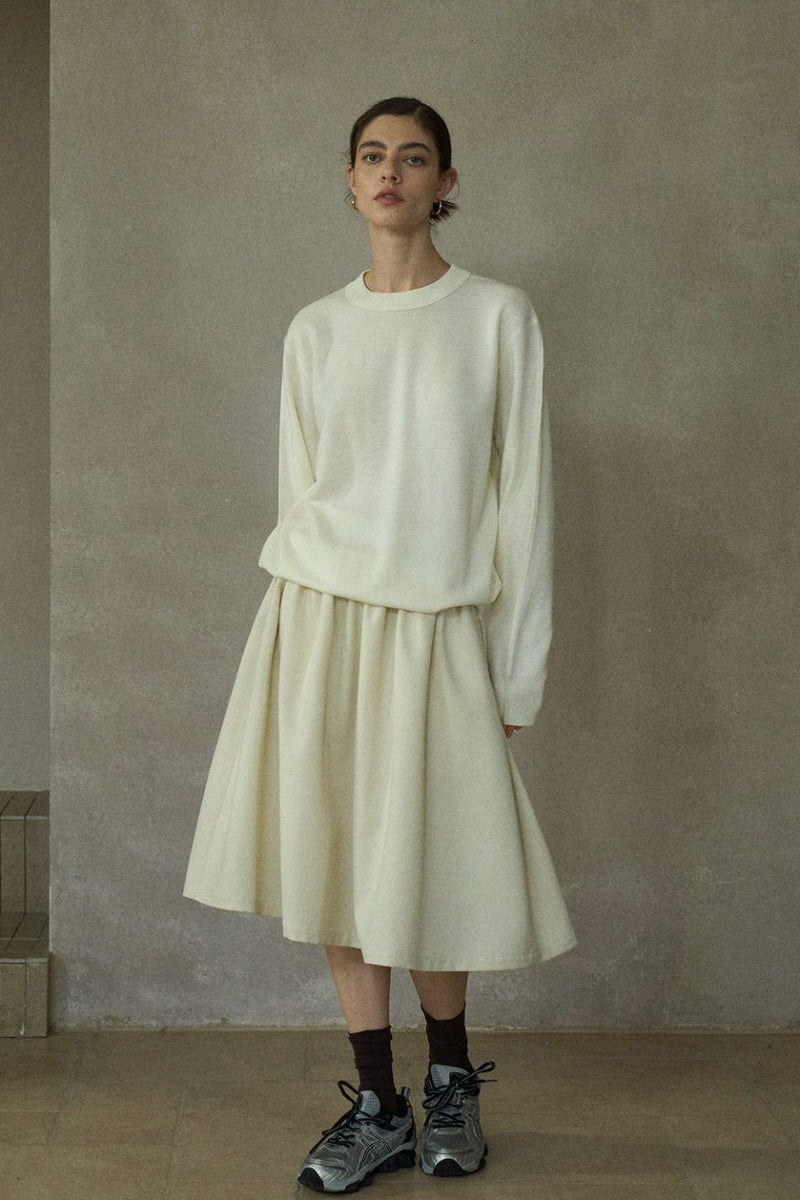 Pleated Puffy Skirt