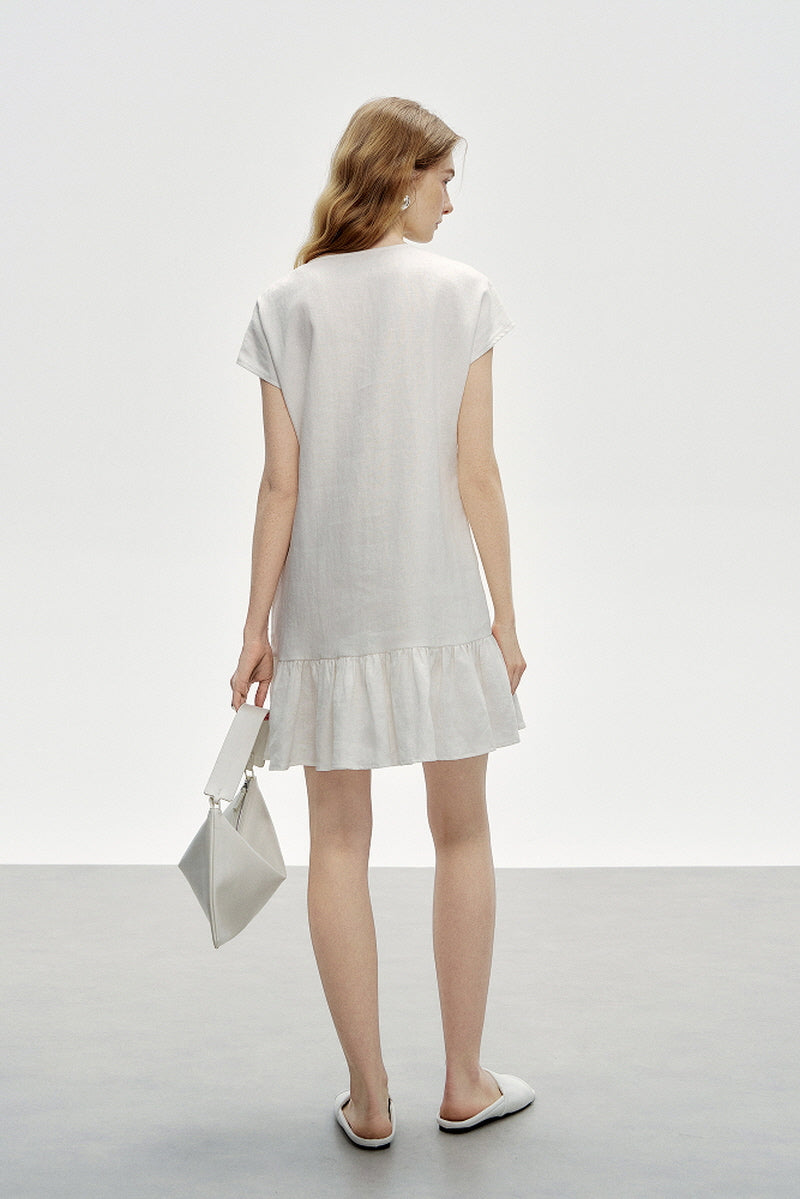 Shredded Hem Doll Dress