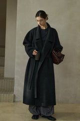 Tunic Lapel Oversized Long Coat