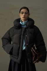 Detachable Bud-Collar Puffer Jacket