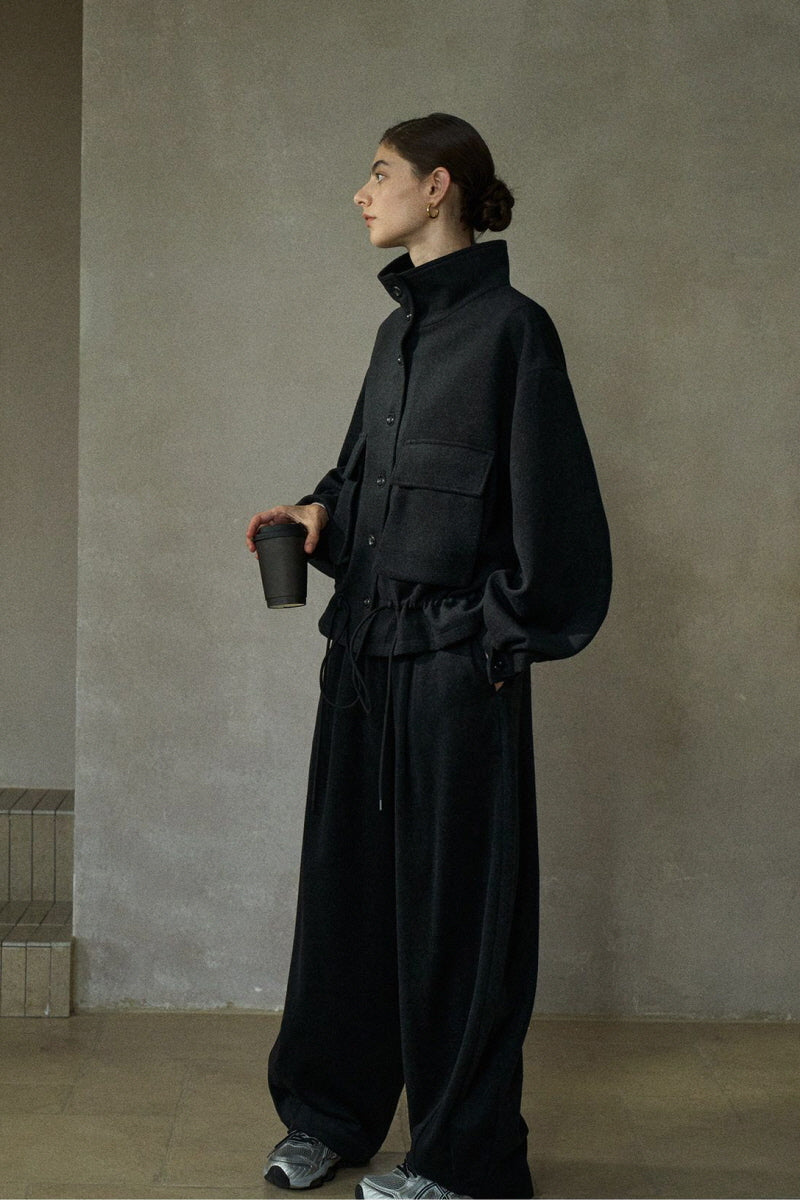 Drawstring Loose Slacks