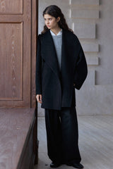 Long Lapel Double-Sided Coat