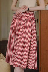 Fungus Edge High Waist A-Line Skirt