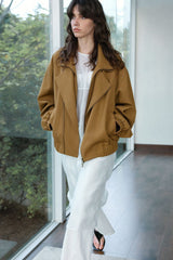 Double Zipper Silhouette Jacket
