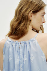 Beaded Halterneck Sleeveless Dress
