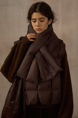 Double-Tube Cross Wrap Scarf
