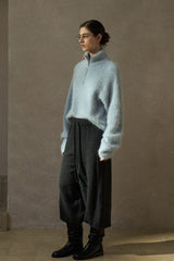 Drawstring Tapered Knit Pants