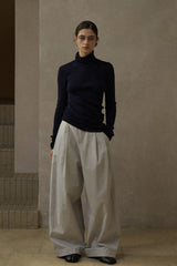 Stacked Turtleneck Knit Top