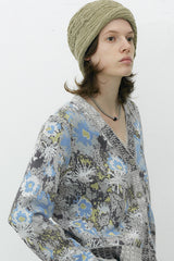 Retro Ethnic Jacquard Cardigan