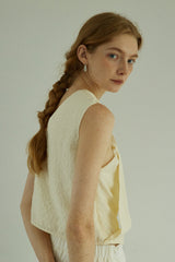 Three-Dimensional Knot Tank Top