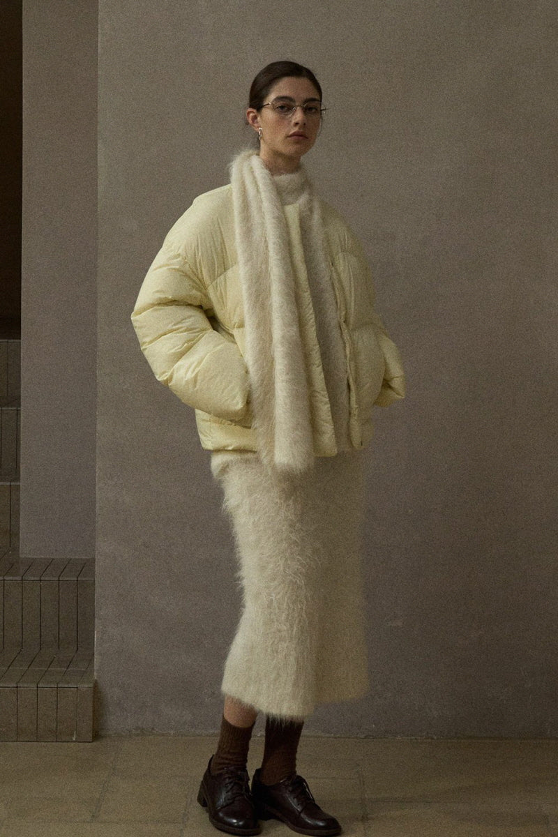 Detachable Bud-Collar Puffer Jacket