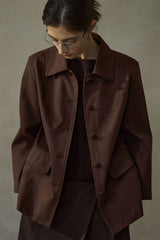 Round Buckle Short Jacket